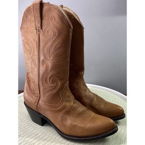 Durango Vintage Women's Leather Brown Western Cowboy Riding Cowgirl Boots Sz. 8